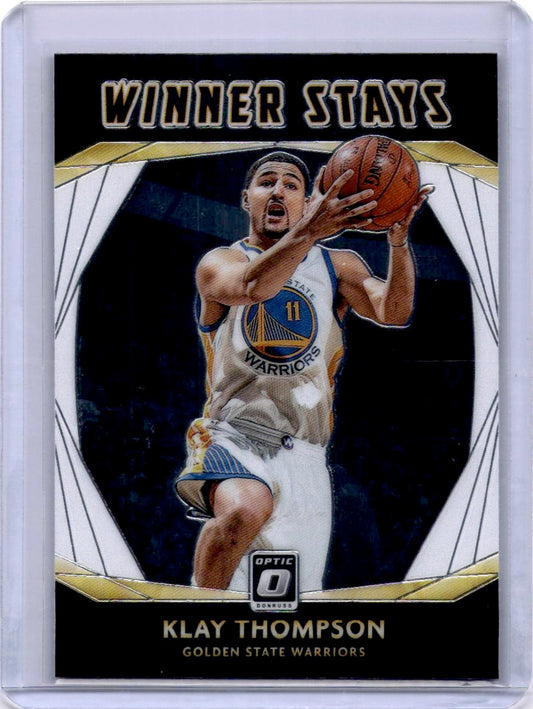 2020-21 Donruss Optic #7 Klay Thompson Winner Stays