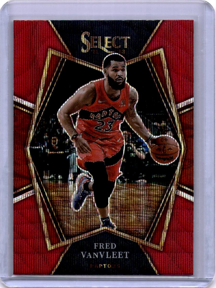 2021-22 Panini Select #130 Fred VanVleet Red Wave Prizms