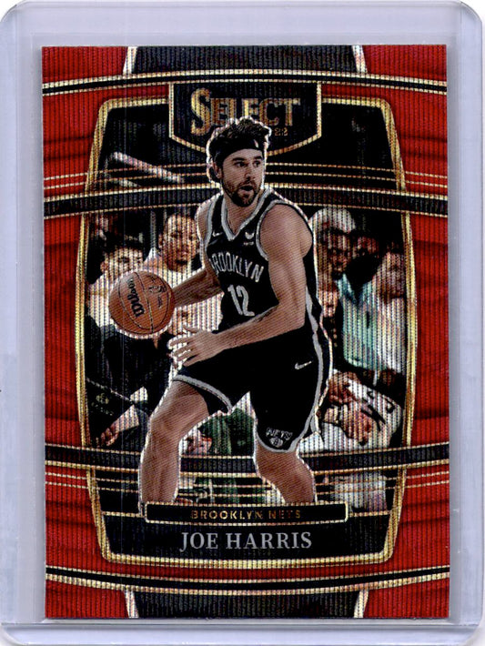 2021-22 Panini Select #8 Joe Harris Red Wave Prizms