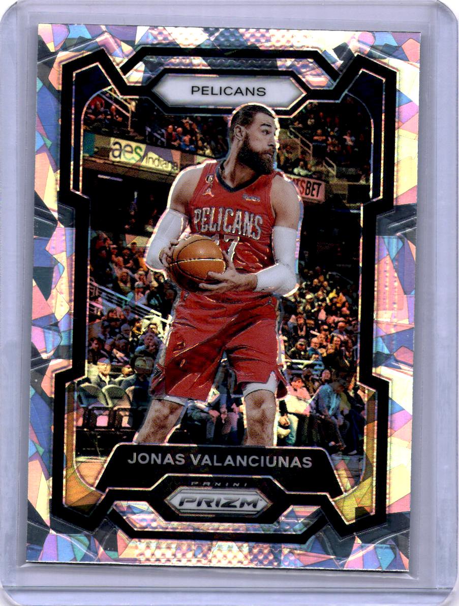 2023-24 Panini Prizm #289 Jonas Valanciunas Prizms Ice