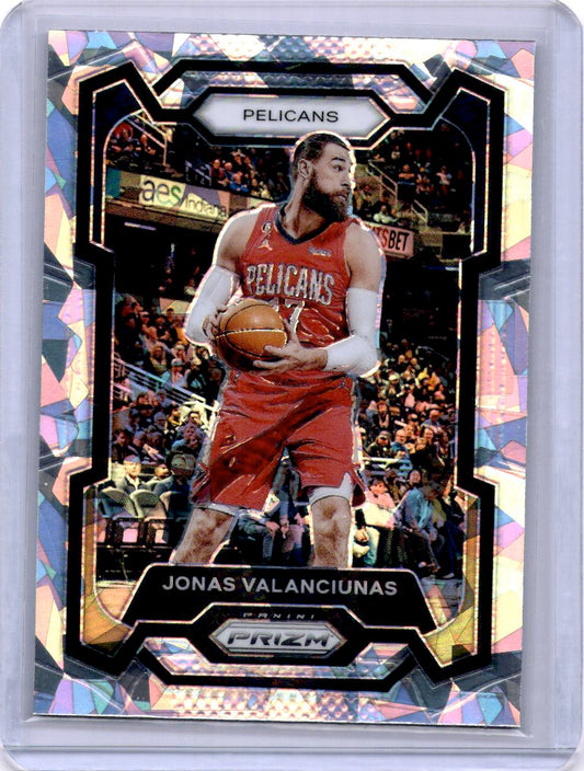2023-24 Panini Prizm #289 Jonas Valanciunas Prizms Ice