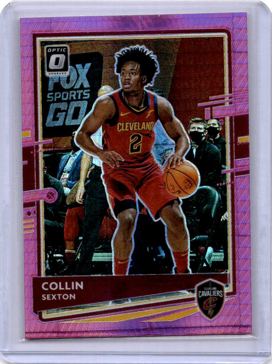 2020-21 Donruss Optic #148 Collin Sexton Hyper Pink