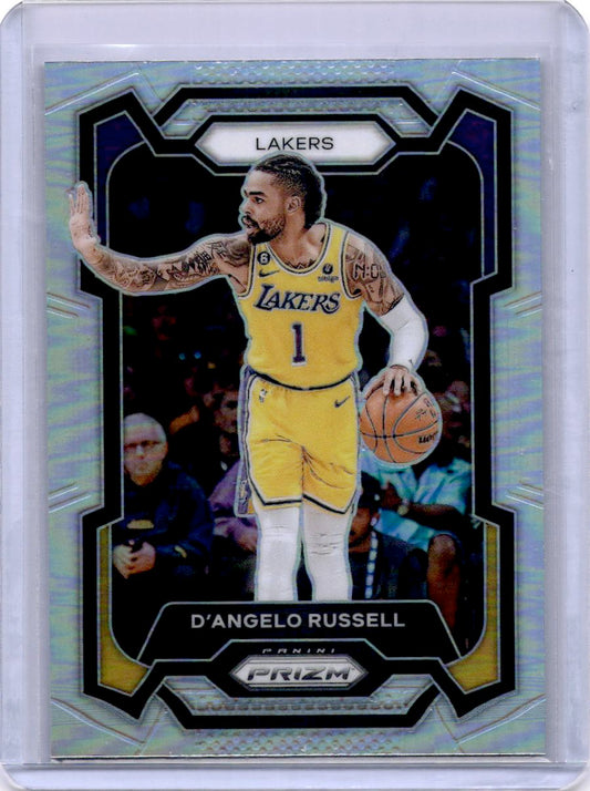 2023-24 Panini Prizm #111 D'Angelo Russell Prizms Silver