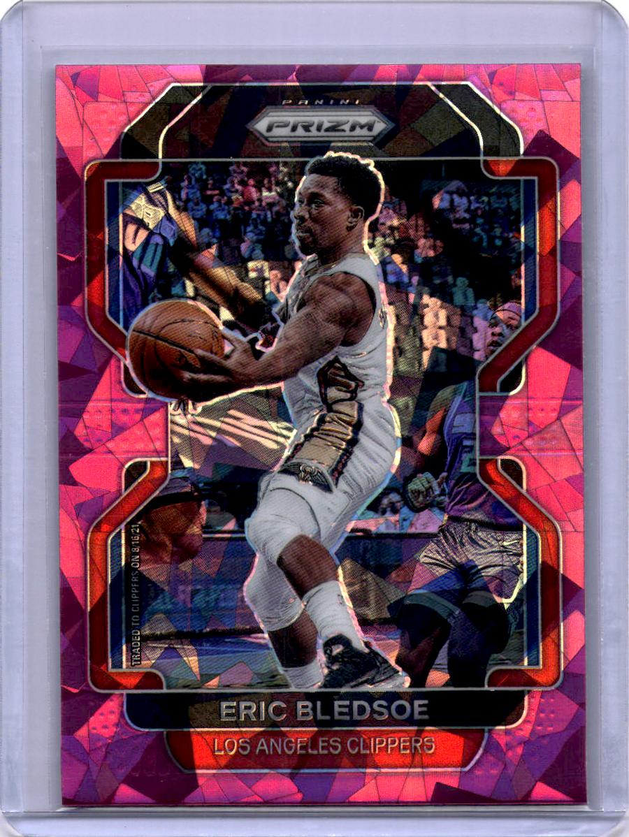 2021-22 Panini Prizm #10 Eric Bledsoe Pink Ice