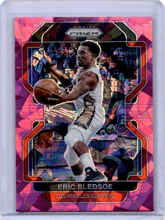 2021-22 Panini Prizm #10 Eric Bledsoe Pink Ice