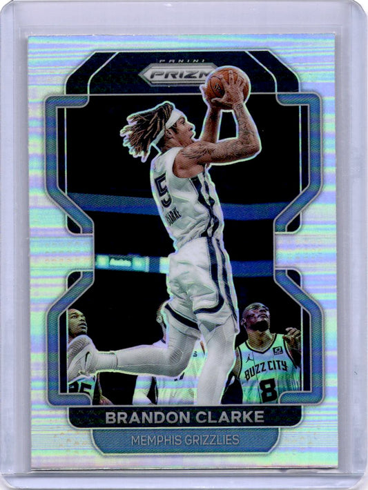 2021-22 Panini Prizm #77 Brandon Clarke Silver