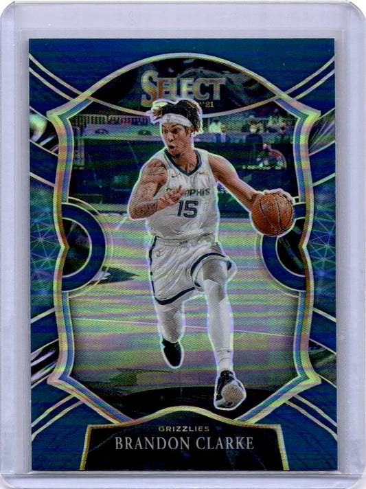 2020-21 Panini Select #55 Brandon Clarke Blue