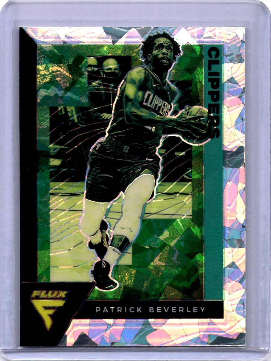 2020-21 Panini Flux #77 Patrick Beverley Fanatics Cracked Ice