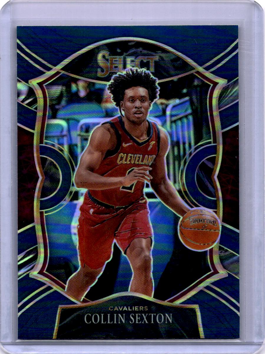 2020-21 Panini Select #59 Collin Sexton Blue Prizms
