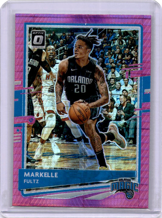 2020-21 Donruss Optic #9 Markelle Fultz Hyper Pink