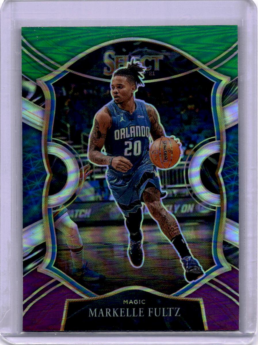 2020-21 Panini Select #52 Markelle Fultz Green White Purple
