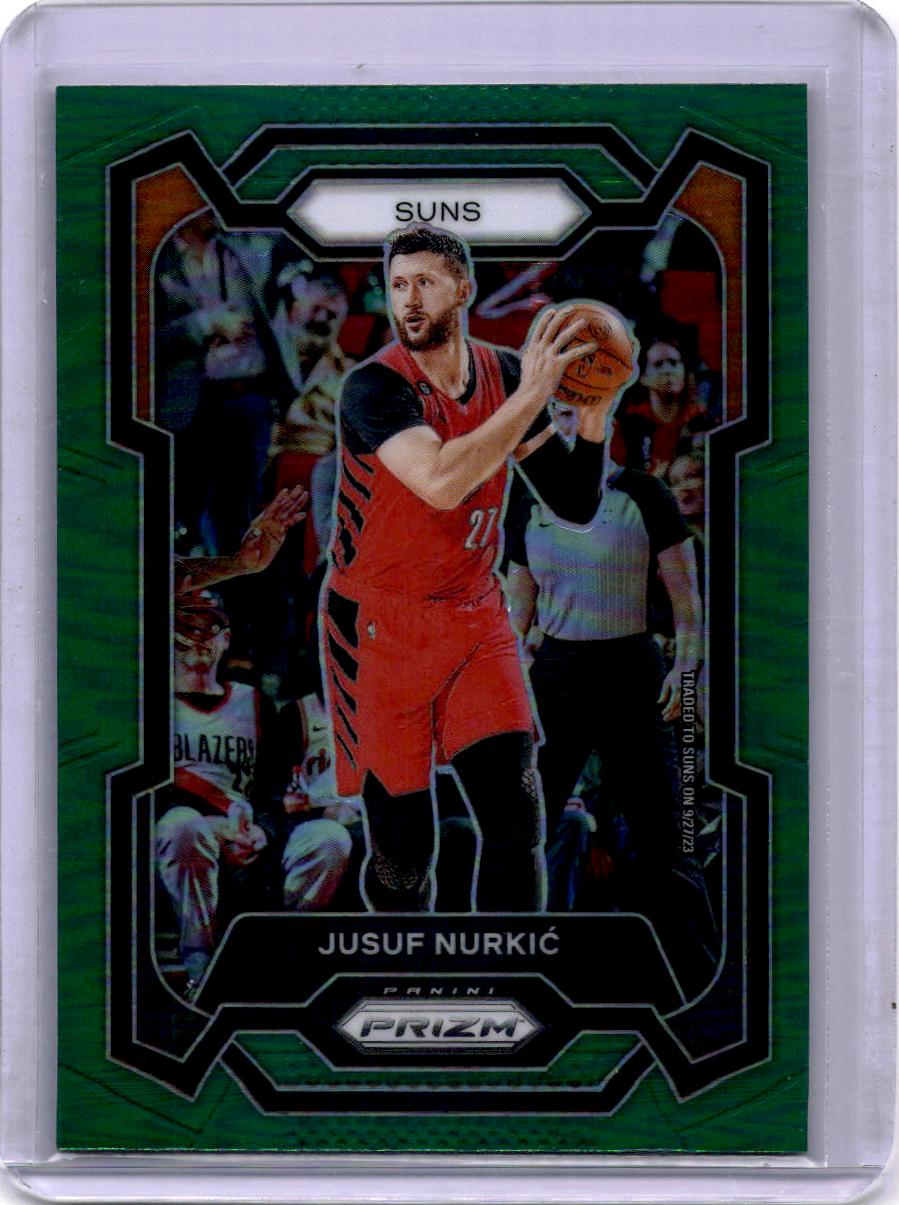 2023-24 Panini Prizm #277 Jusuf Nurkic Prizms Green