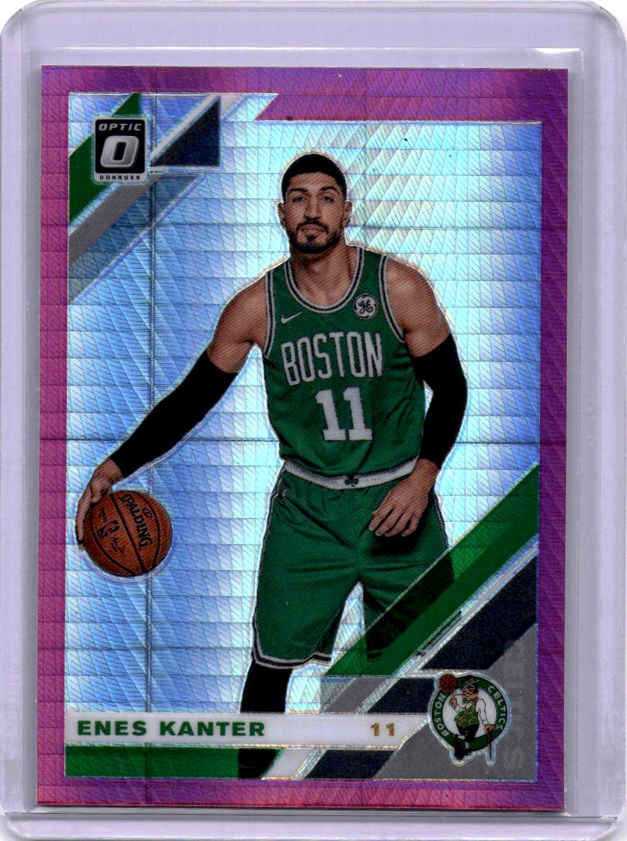 2019-20 Donruss Optic #92 Enes Kanter Hyper Pink