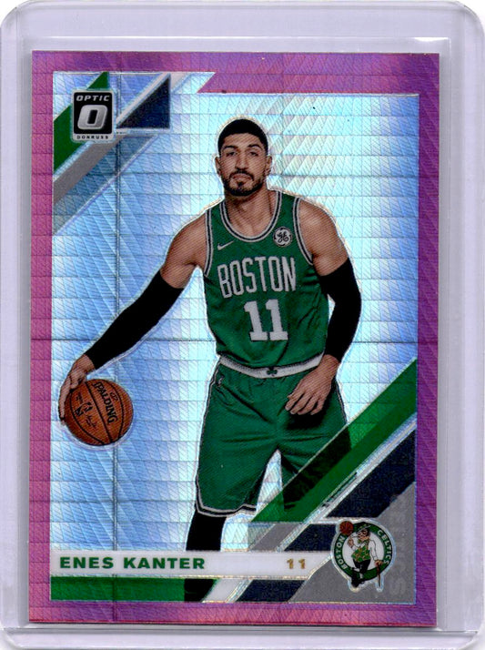 2019-20 Donruss Optic #92 Enes Kanter Hyper Pink