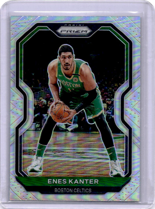 2020-21 Panini Prizm #212 Enes Kanter Silver Prizms