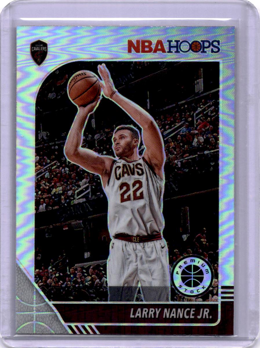 2019-20 Hoops Premium Stock #37 Larry Nance Jr. Prizms Silver