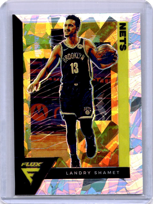 2020-21 Panini Flux #18 Landry Shamet Fanatics Cracked Ice