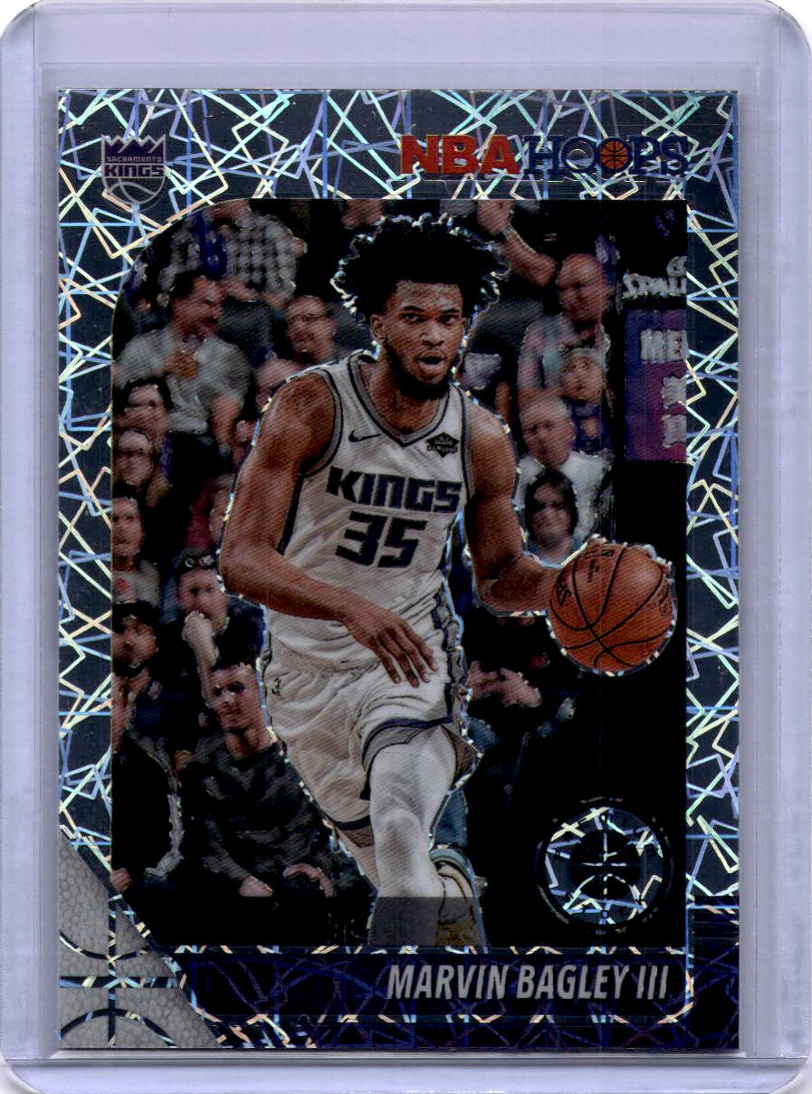 2019-20 Hoops Premium Stock #166 Marvin Bagley III Prizms Silver Laser