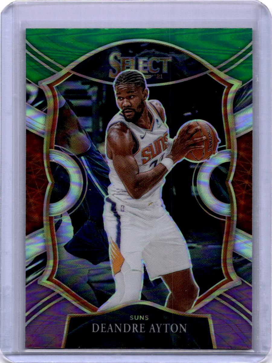 2020-21 Panini Select #33 Deandre Ayton Green White Purple