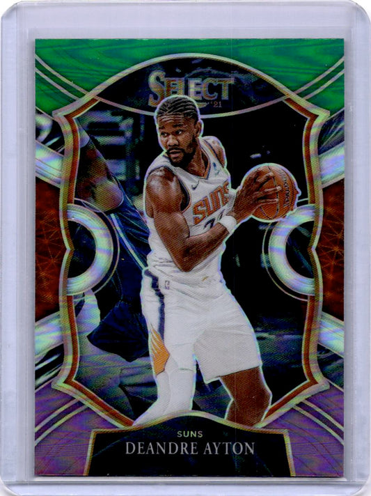 2020-21 Panini Select #33 Deandre Ayton Green White Purple