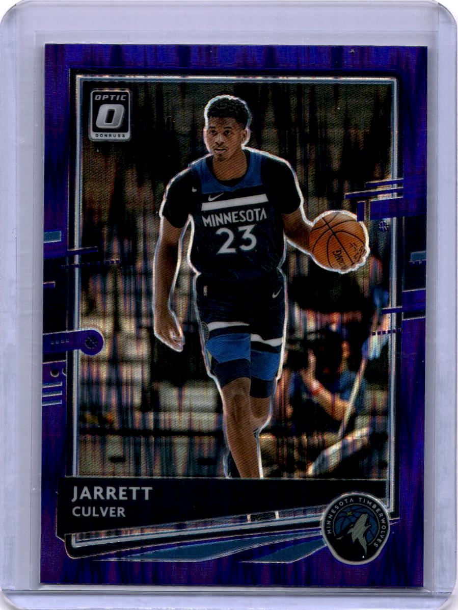 2020-21 Donruss Optic #150 Jarrett Culver Purple
