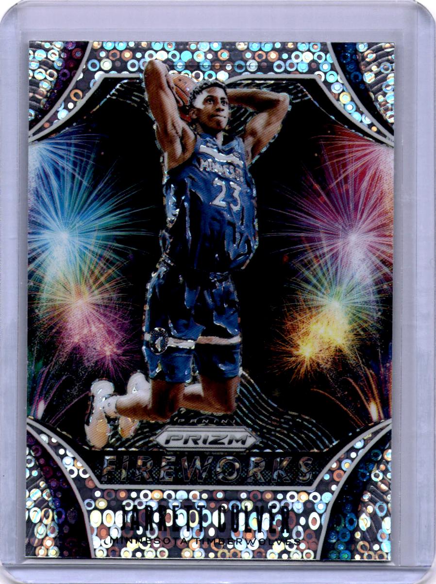 2019-20 Panini Prizm #30 Jarrett Culver Fireworks Fast Break