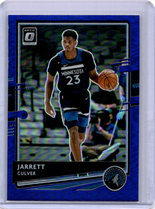 2020-21 Donruss Optic #150 Jarrett Culver Purple Shock