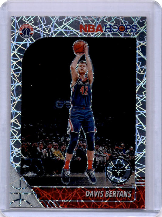 2019-20 Hoops Premium Stock #71 Davis Bertans Prizms Silver Laser