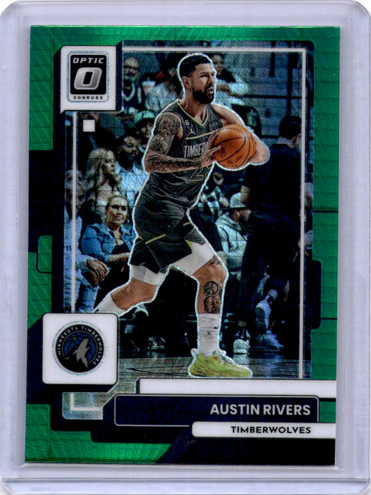 2022-23 Donruss Optic #61 Austin Rivers Hyper Green