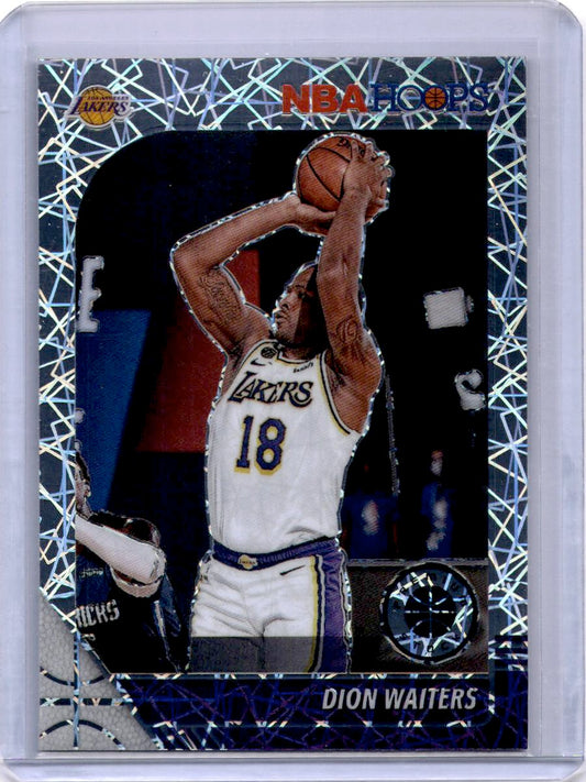 2019-20 Hoops Premium Stock #99 Dion Waiters Prizms Silver Laser