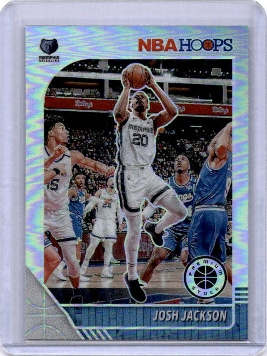 2019-20 Hoops Premium Stock #151 Josh Jackson Prizms Silver