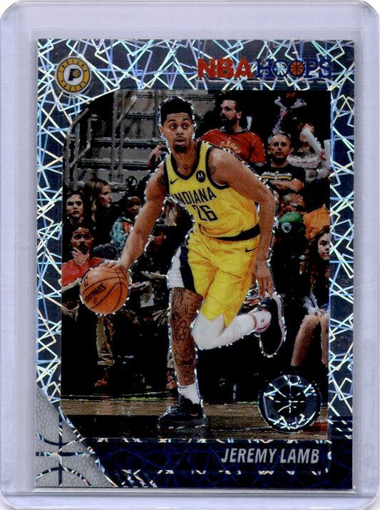 2019-20 Hoops Premium Stock #263 Jeremy Lamb Prizms Silver Laser