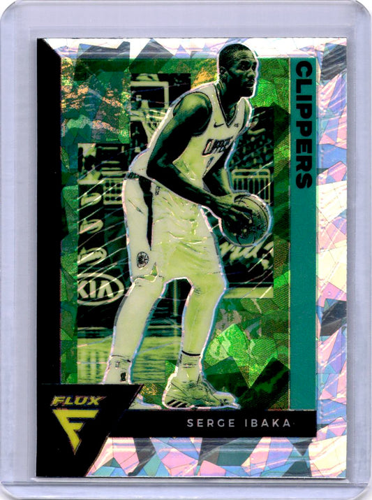 2020-21 Panini Flux #76 Serge Ibaka Fanatics Cracked Ice