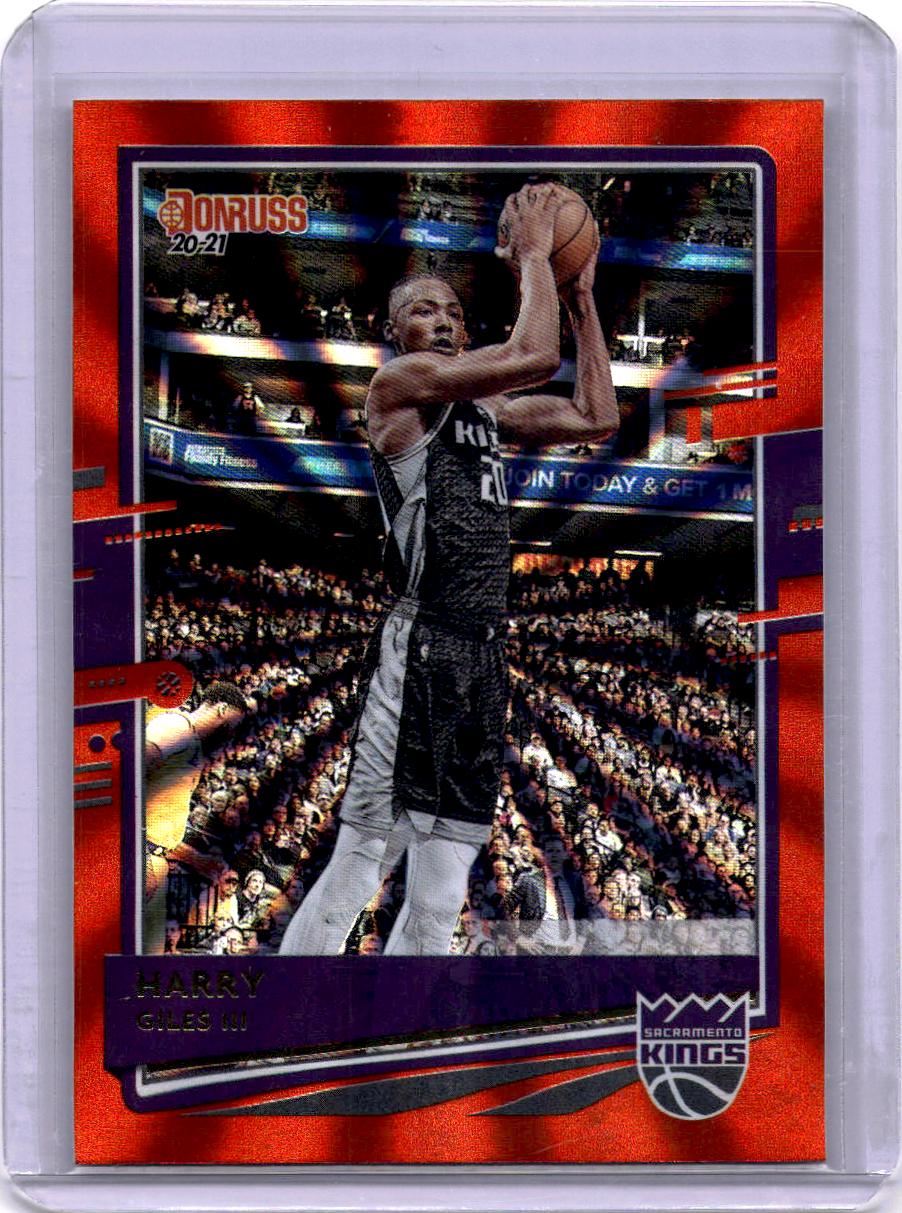 2020-21 Donruss #125 Harry Giles III Holo Orange Laser