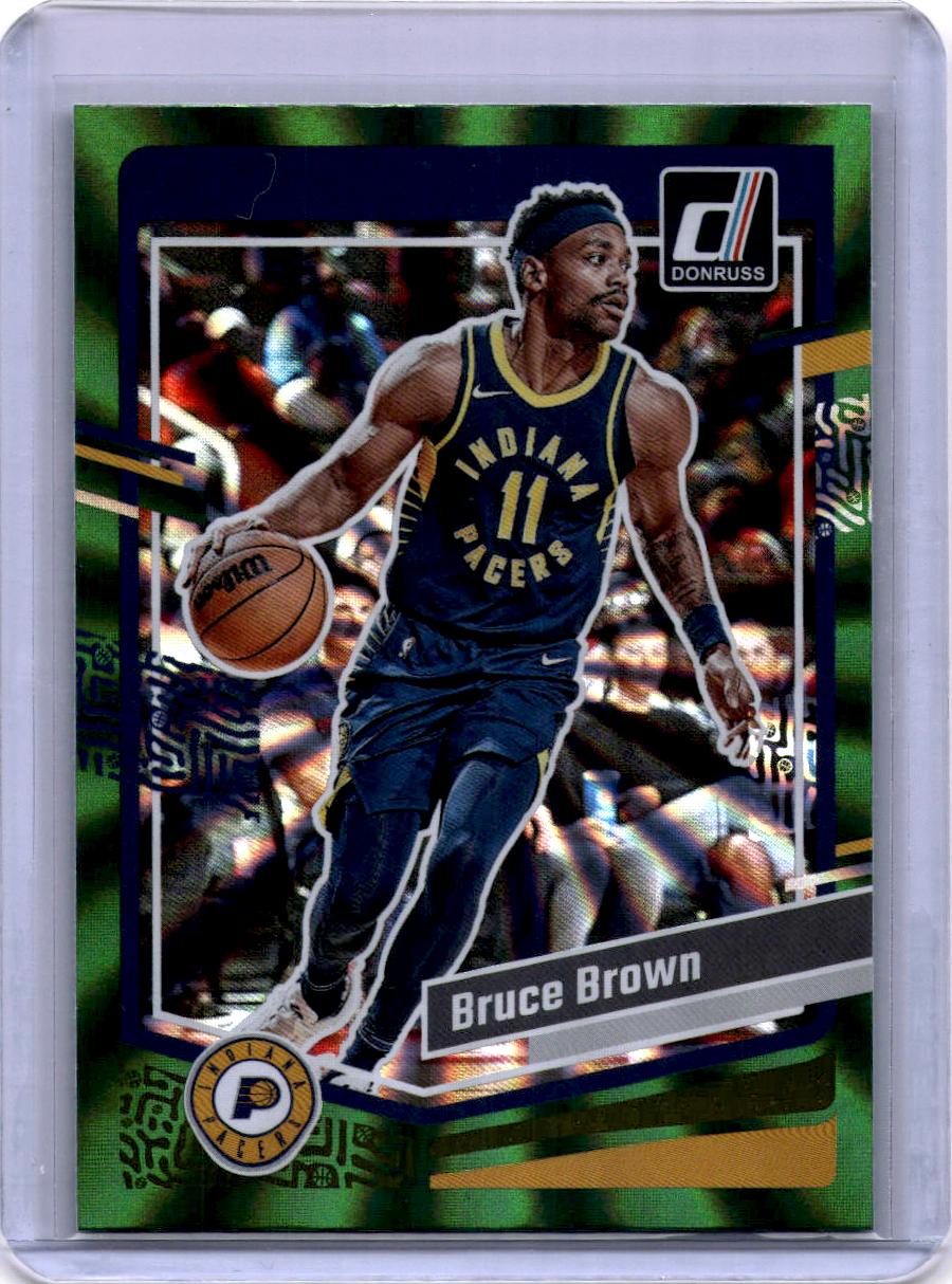 2023-24 Donruss #183 Bruce Brown Green Laser Holo