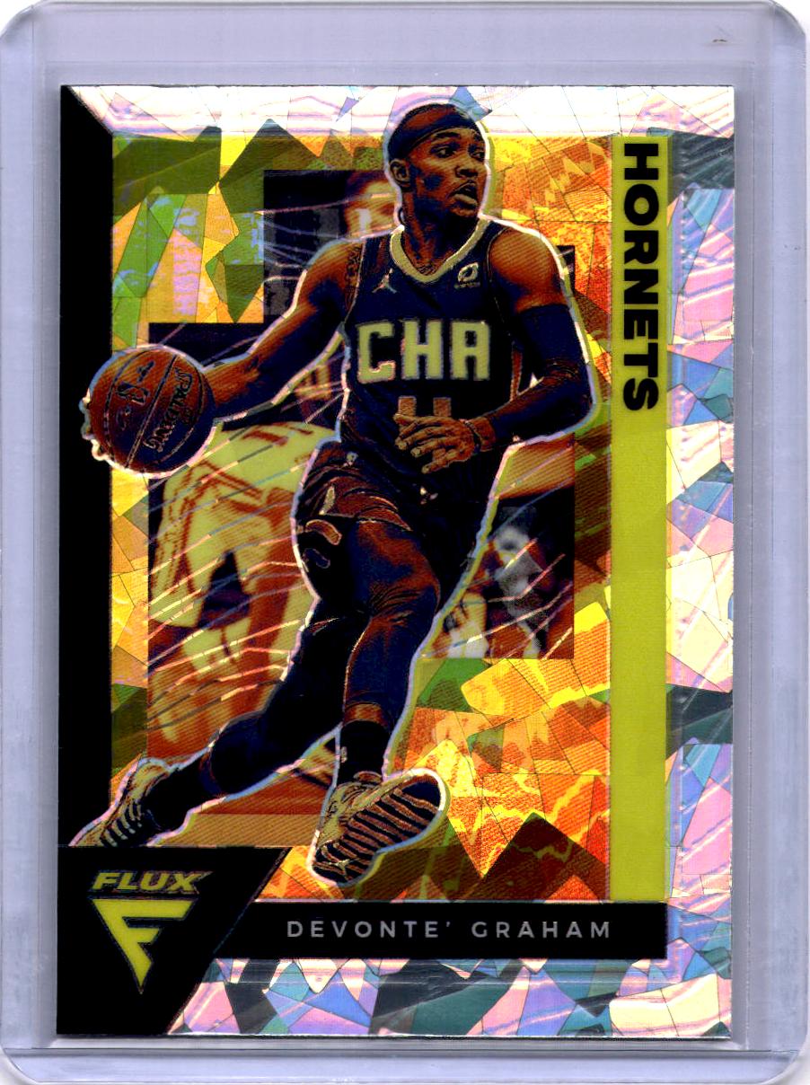2020-21 Panini Flux #22 Devonte' Graham Fanatics Cracked Ice