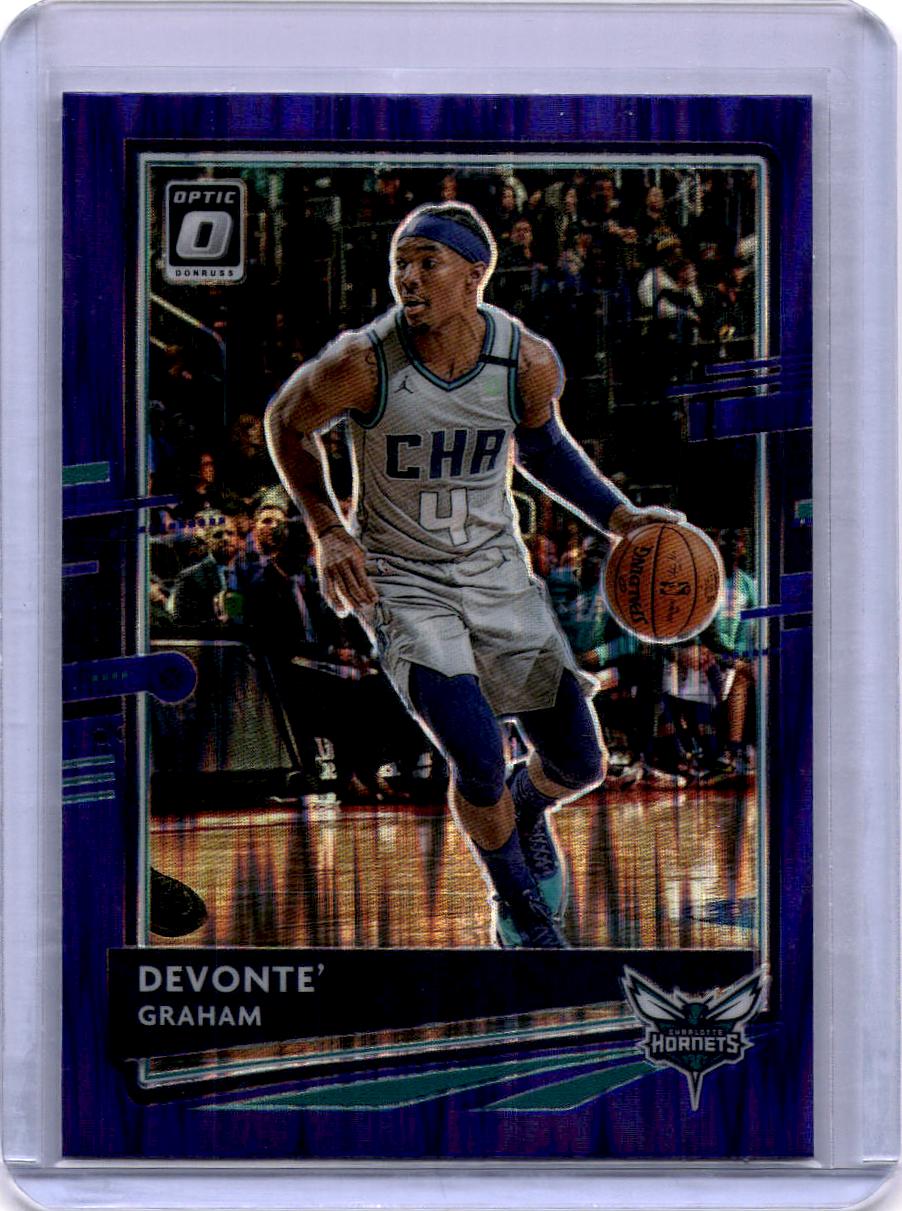 2020-21 Donruss Optic #12 Devonte' Graham Purple Shock