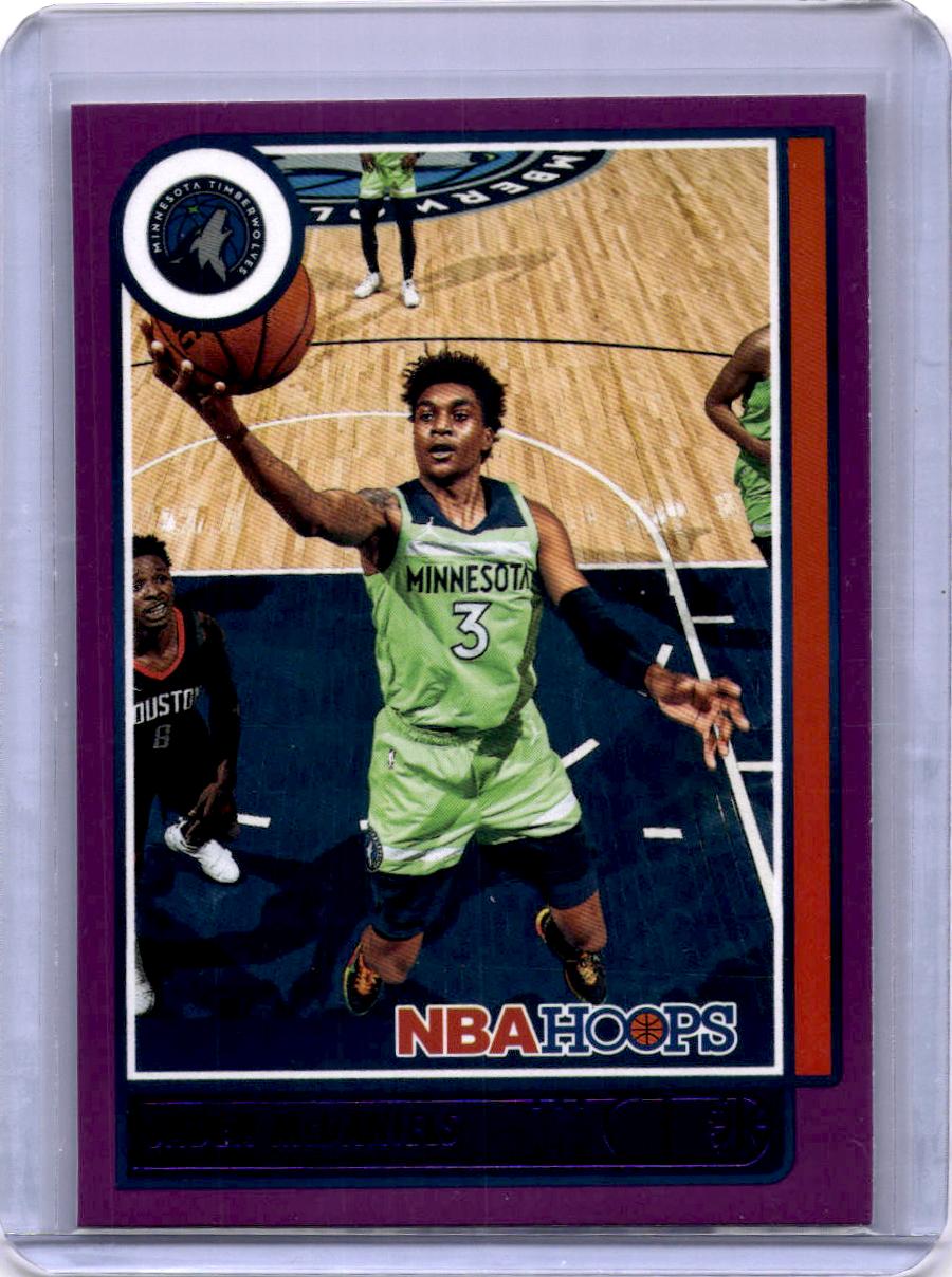 2021-22 Hoops #191 Jaden McDaniels Purple
