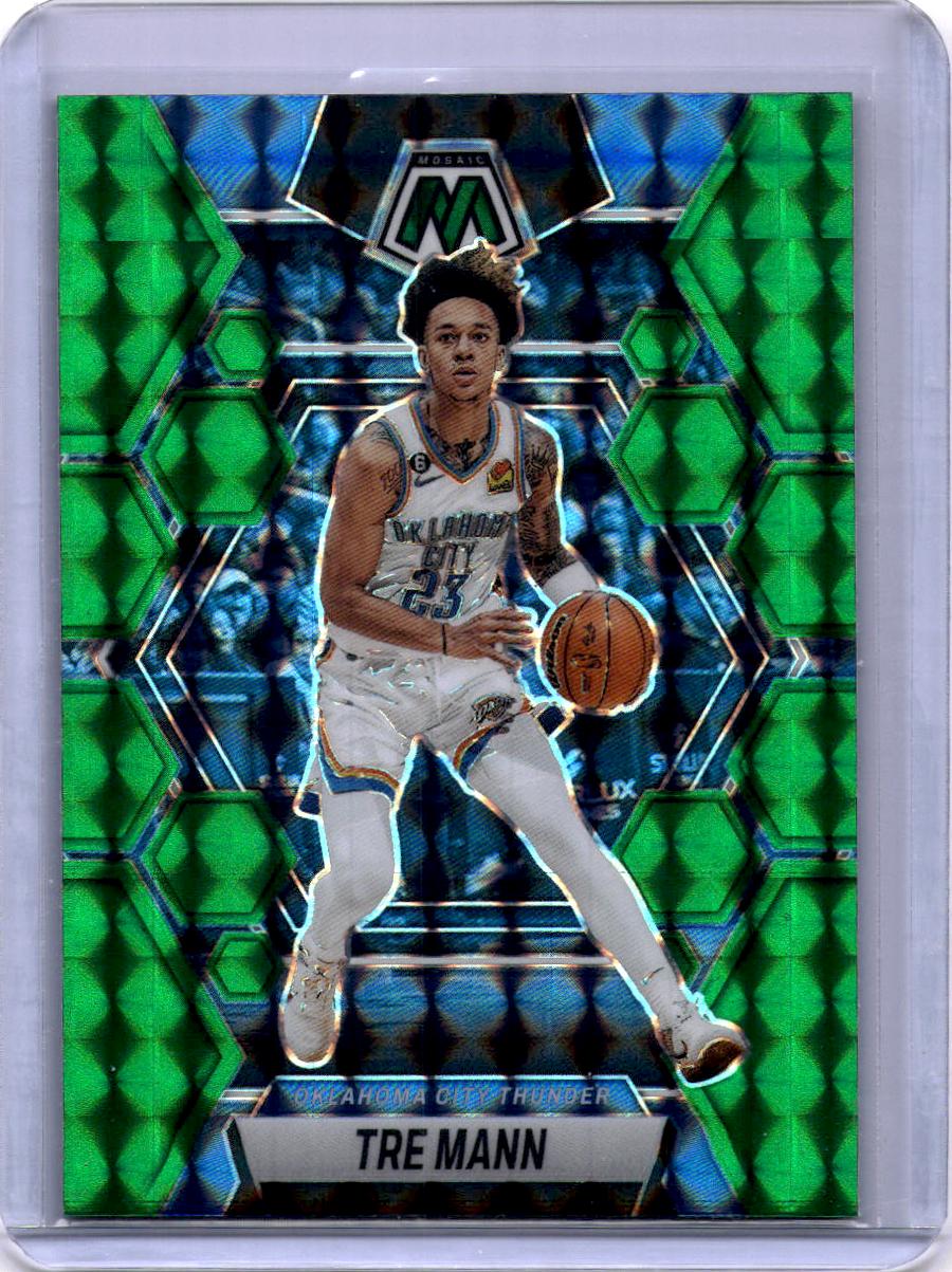 2022-23 Panini Mosaic #186 Tre Mann Green