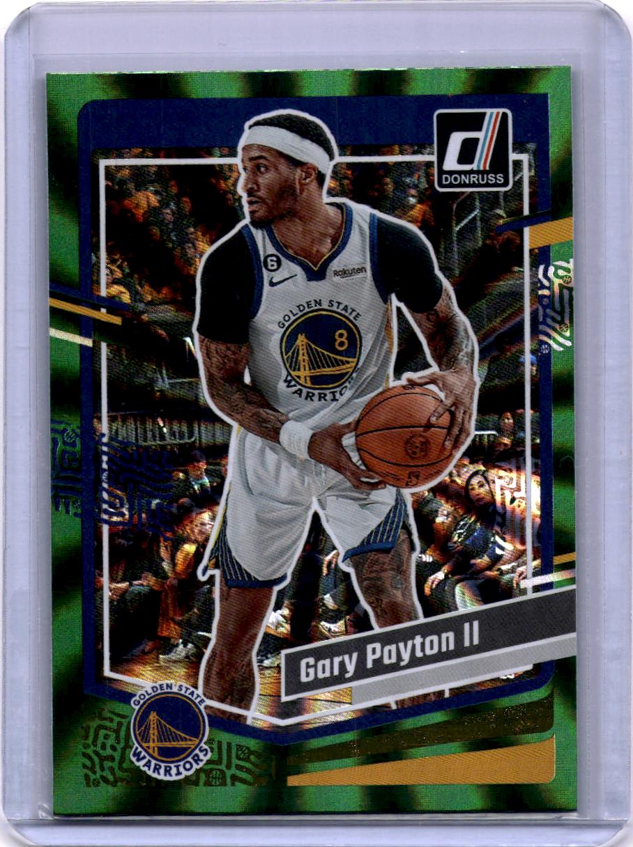 2023-24 Donruss #192 Gary Payton II Green Laser Holo