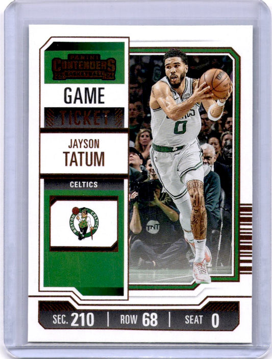 2023-24 Panini Contenders #77 Jayson Tatum Season Ticket Retail