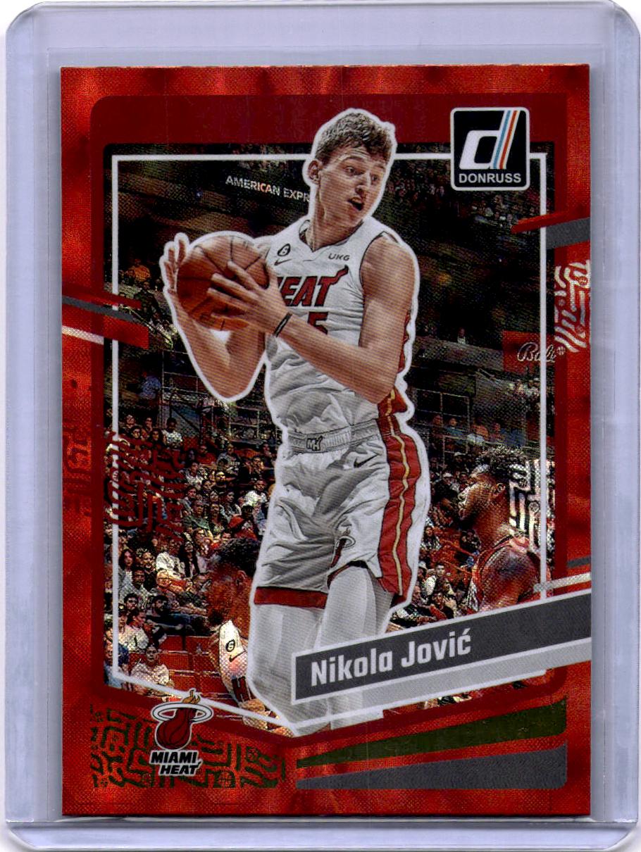2023-24 Donruss #111 Nikola Jovic Red