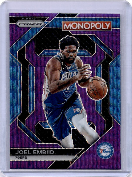 2023-24 Panini Prizm Monopoly #PS7 Joel Embiid All-Star Purple