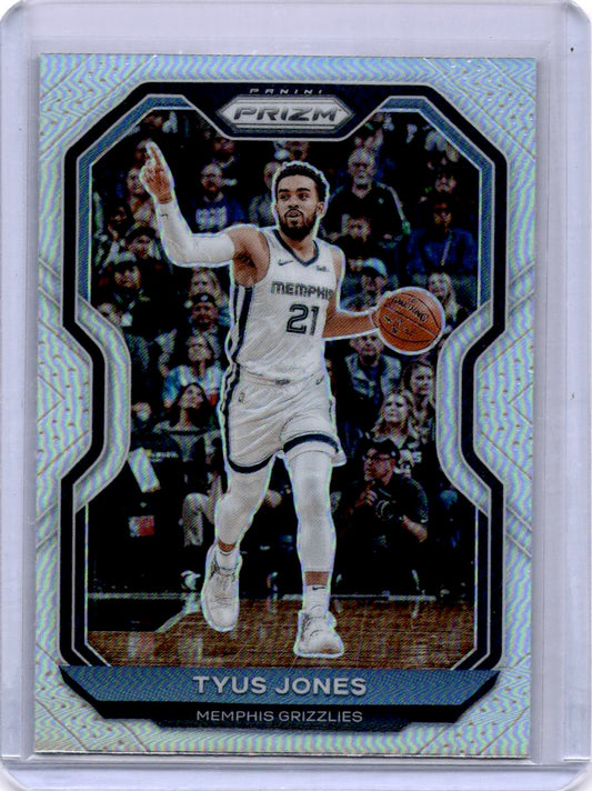 2020-21 Panini Prizm #21 Tyus Jones Silver Prizms