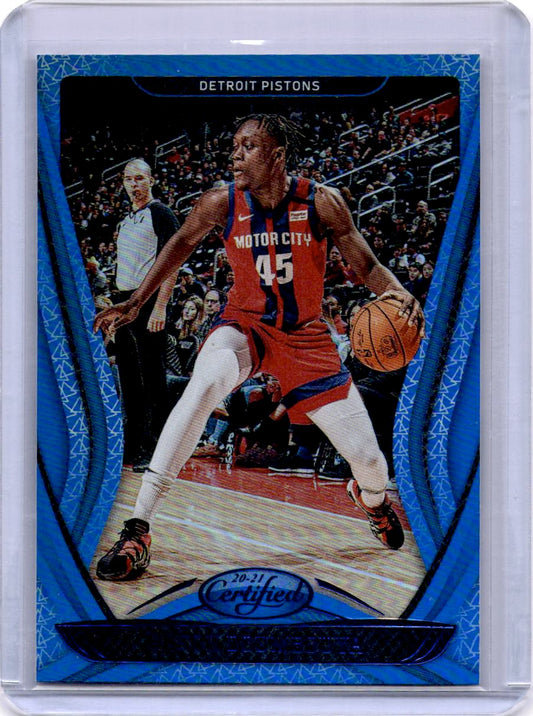 2020-21 Panini Certified #144 Sekou Doumbouya Mirror Blue