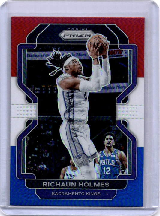 2021-22 Panini Prizm #170 Richaun Holmes Red White and Blue