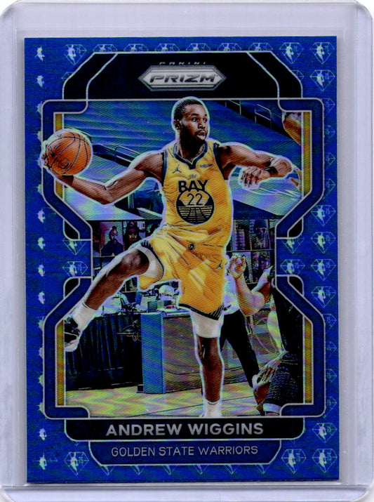 2021-22 Panini Prizm #155 Andrew Wiggins NBA 75th Anniversary