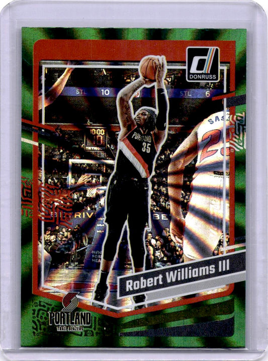 2023-24 Donruss #81 Robert Williams III Green Laser Holo