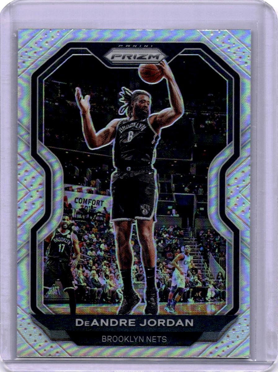 2020-21 Panini Prizm #130 DeAndre Jordan Hyper Prizms