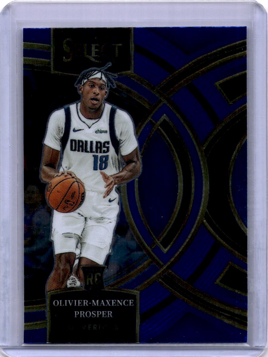 2023-24 Panini Select #112 Olivier-Maxence Prosper Blue Prizms